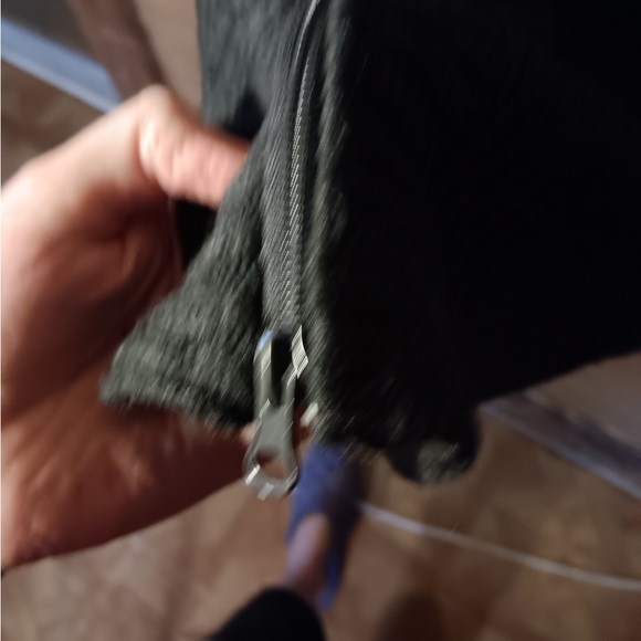 Gray takeout cardigan sweater - Picture 6 of 13